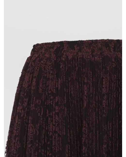 Ermanno Scervino Blue Lace Maxi Skirt High Waist A Line