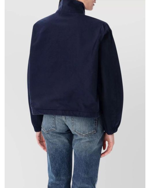 Polo Ralph Lauren Blue Canvas Bomber Jacket