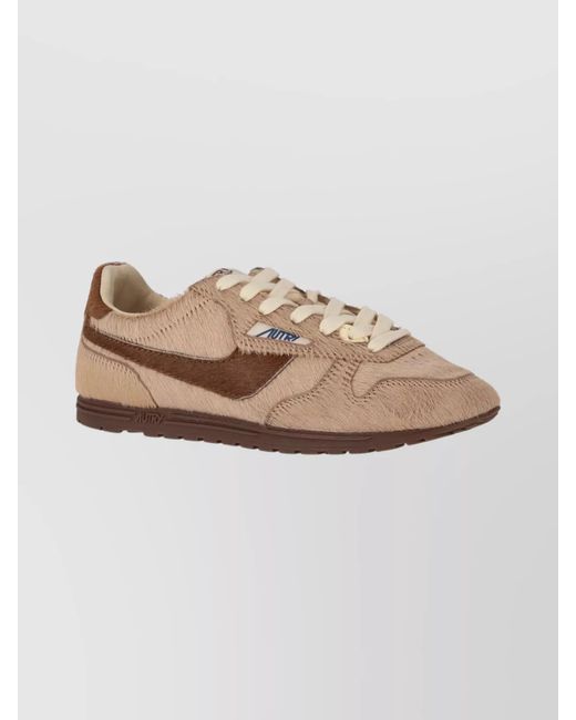 Autry Natural Leather Low-Top Sneakers