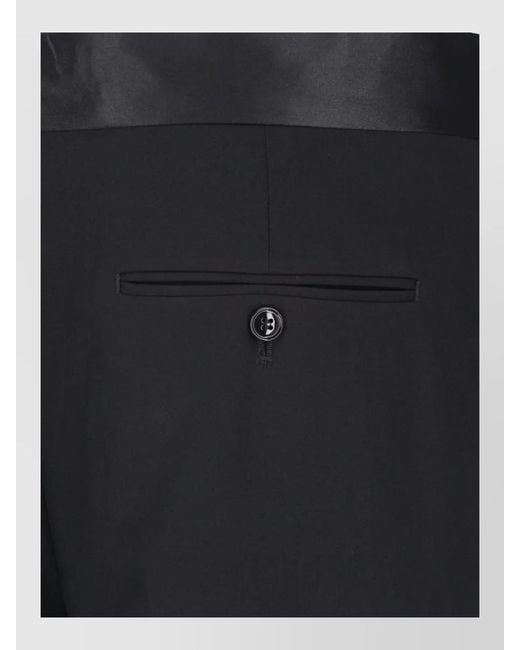Giorgio Armani Blue Tailored Suit High Waist Pleated Trousers for men