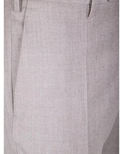 Incotex Gray Slim-Fit Tailored Trousers for men