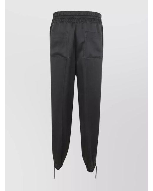 Jil Sander Black Relaxed-Fit Track Pants