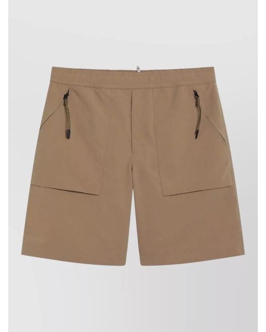 Moncler Natural Technical Cargo Shorts for men