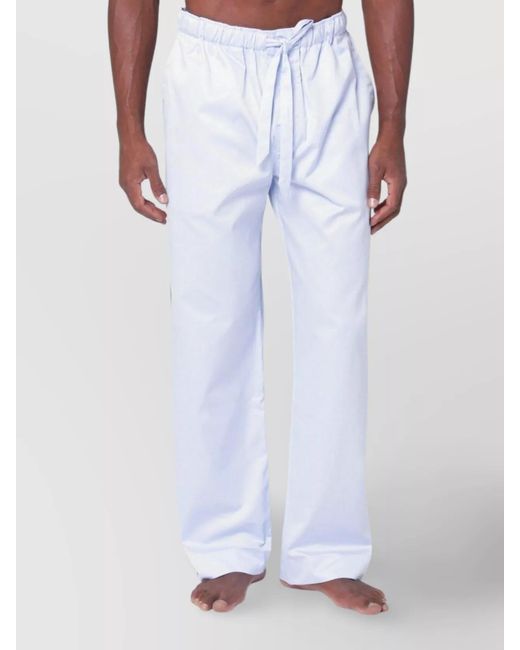 Tekla White Pyjama Trousers for men