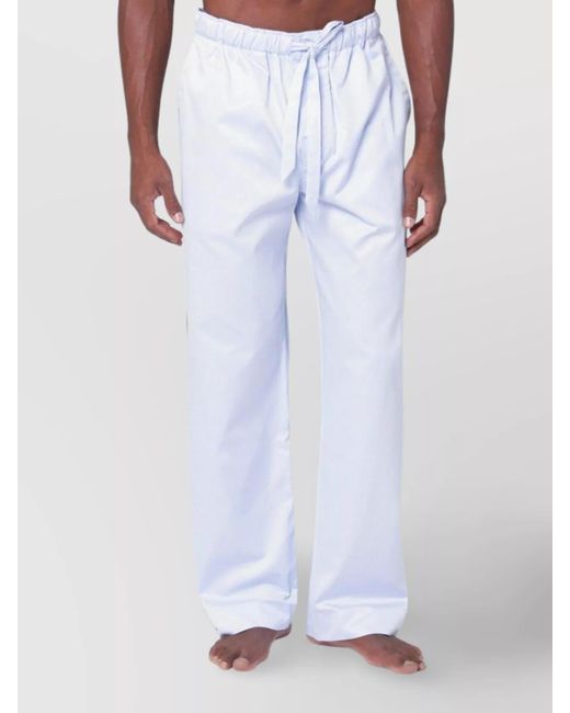 Tekla White Pyjama Trousers for men