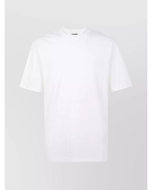 Jil Sander White Short-Sleeve T-Shirt for men