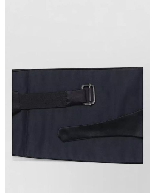 Brunello Cucinelli Gray Cotton Silk Cummerbund Front Pleats Satin for men