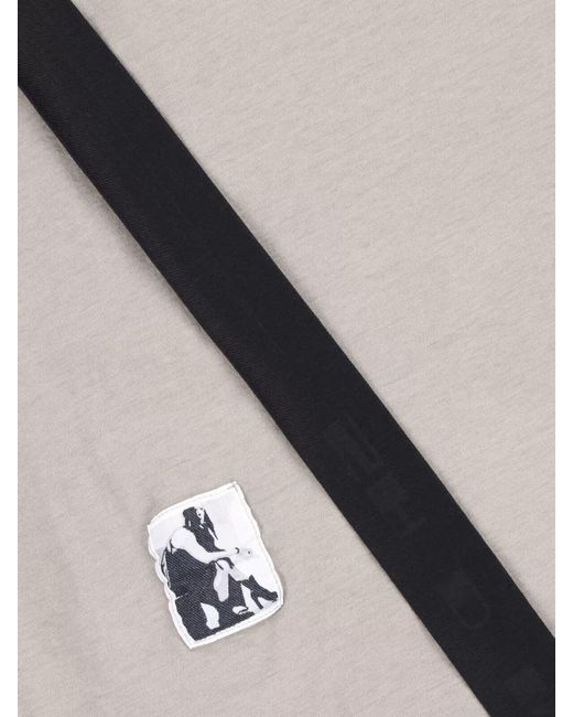 Rick Owens Natural Short-Sleeve Shirt for men