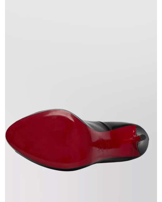 Christian Louboutin Black Lady Z Patent Calfskin Platform Pumps