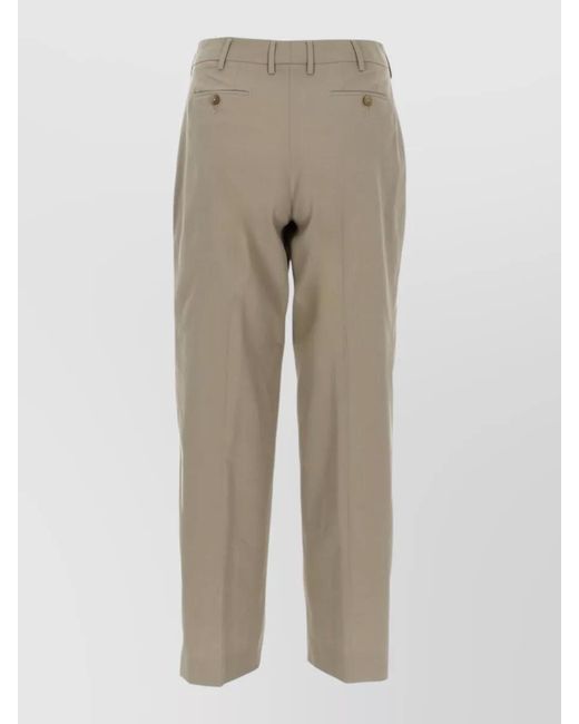 PT Torino Natural Emma Pants Back Pockets Belt Loops Crease