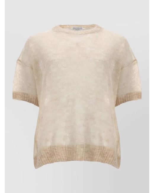 Brunello Cucinelli Natural Mohair Sweater