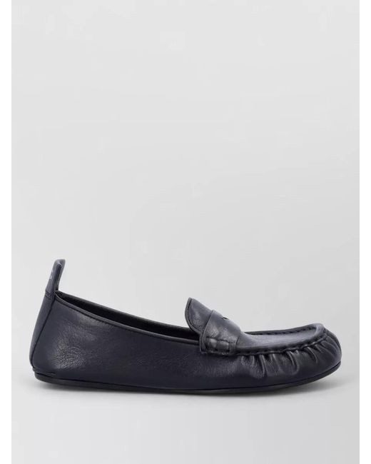Acne Blue Bojan Loafer Round Toe Flexible Sole