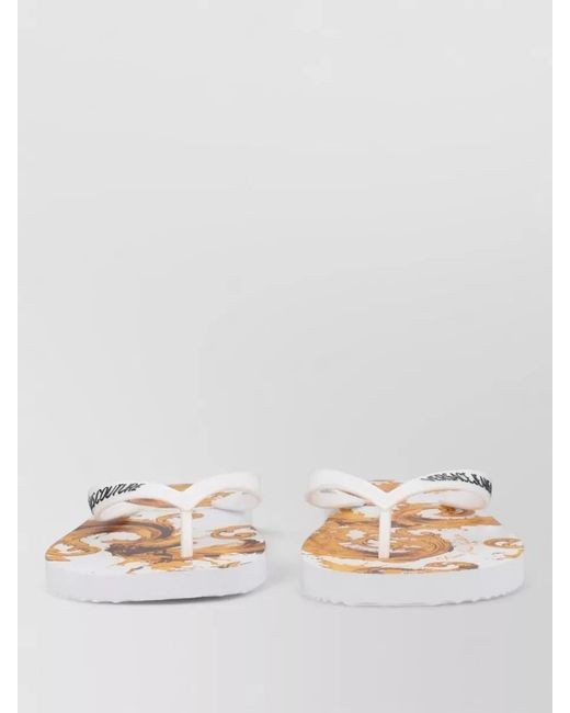 Versace Jeans Couture Multicolor Thong Sandals