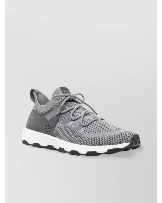 Timberland Metallic Low Lace Up Sneaker With Perforated Design for men