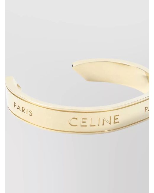 Céline Metallic Knotted Cuff Bracelet