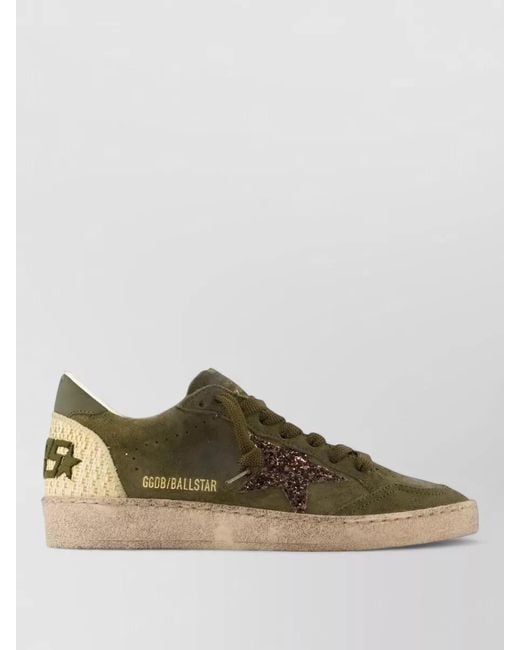 Golden Goose Deluxe Brand Brown Ballstar Leather Sneakers Deluxe Brand