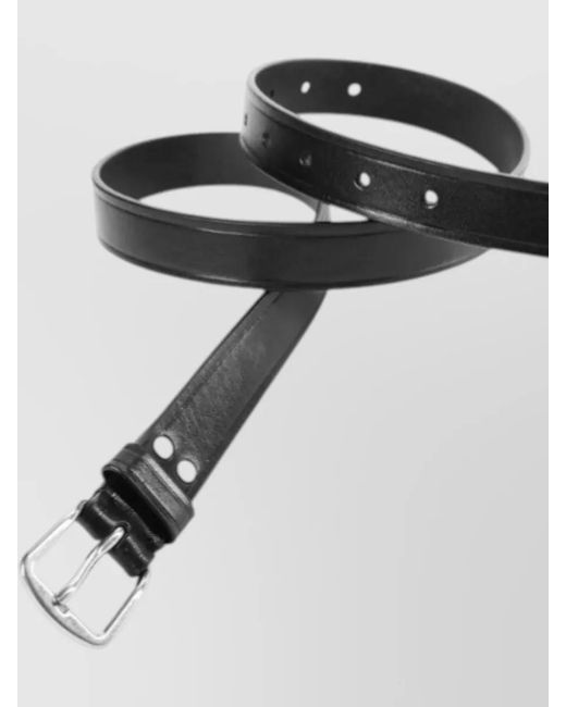 Ann Demeulemeester Gray Willow Slim Belt Calf Leather Adjustable