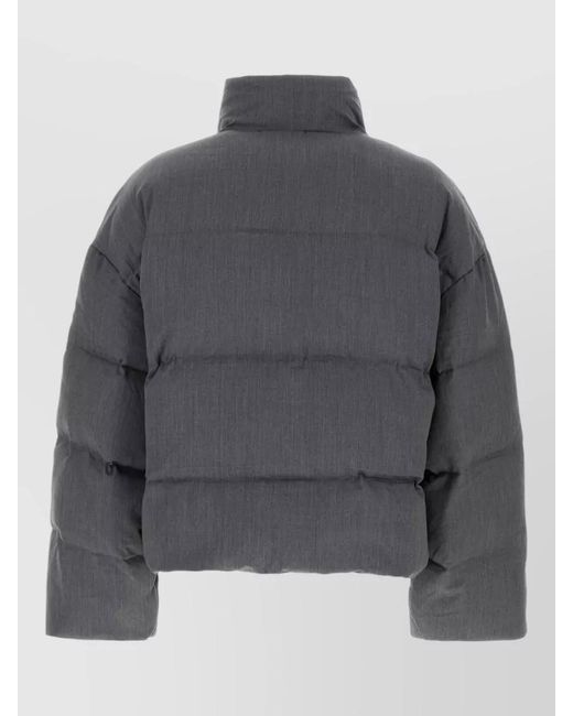 Entire studios Gray Wool Down Puffer Jacket