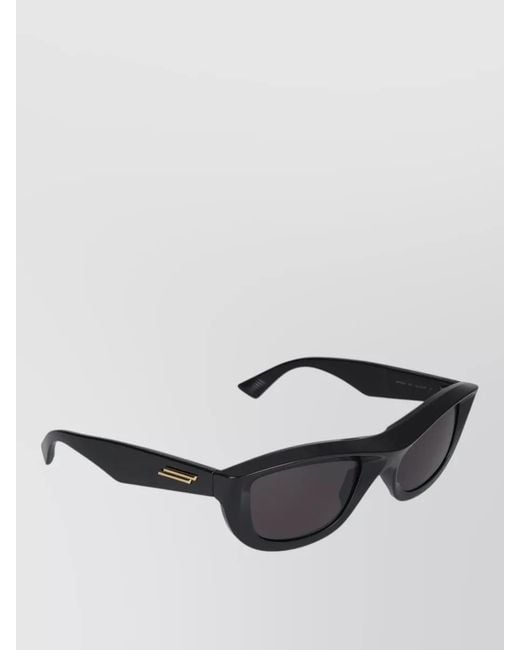Bottega Veneta Gray Sunglasses Bv1326S 001 Metal Detail