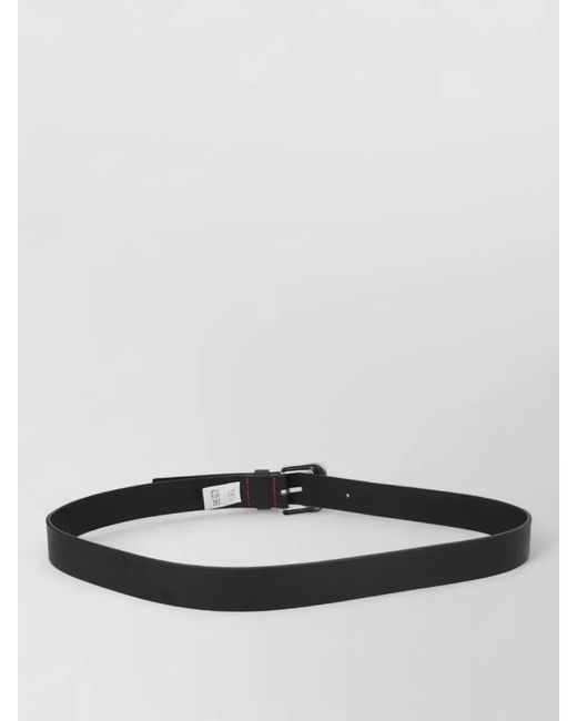 HUGO White Leather Belt for men