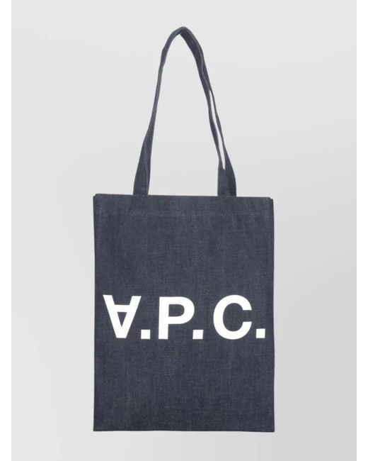 A.P.C. Blue Na Denim Shoulder Bag