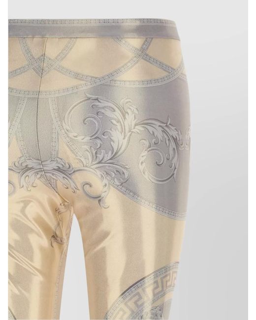 Versace White La Coupe Des Dieux Leggings