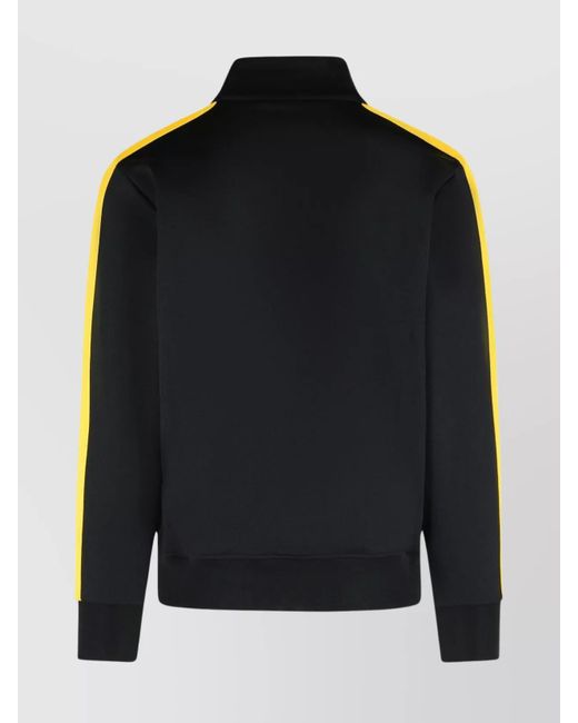 Palm Angels Black Logo-Print Track Jacket for men
