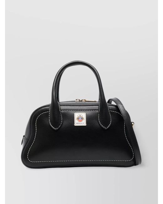 Bally Black Leather Shoulder Bag