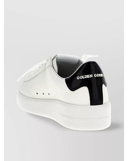 Golden Goose Deluxe Brand White Leather Low-Top Sneakers