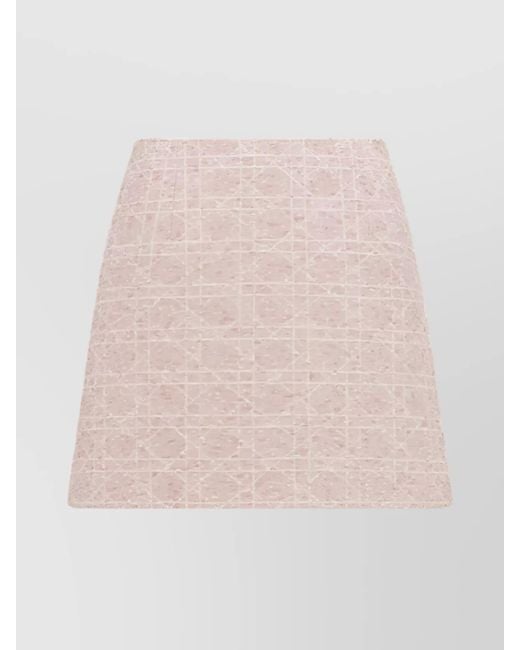 Dior Pink A-Line Skirt