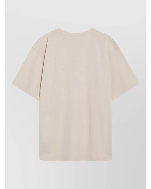 Valentino Garavani Natural Cotton Floral-Print Short-Sleeve T-Shirt