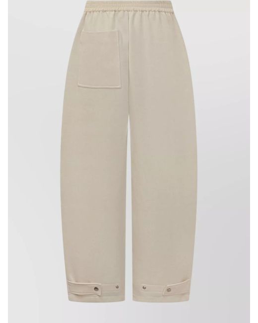 Studio Nicholson Natural Virgin Wool Straight-Leg Trousers