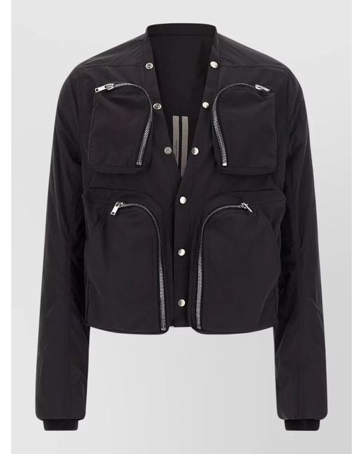 Rick Owens Black 'Cargo' Jacket for men