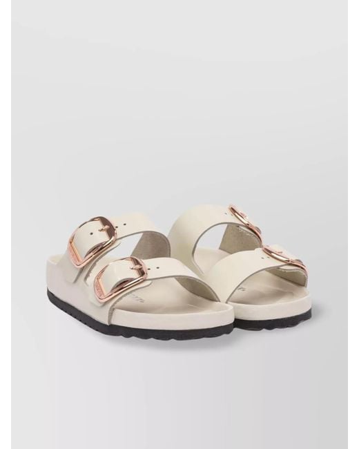 Birkenstock Natural Leather Arizona Big Buckle Sandals