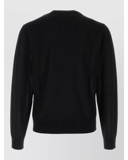 DSquared² Black Wool Sweater for men