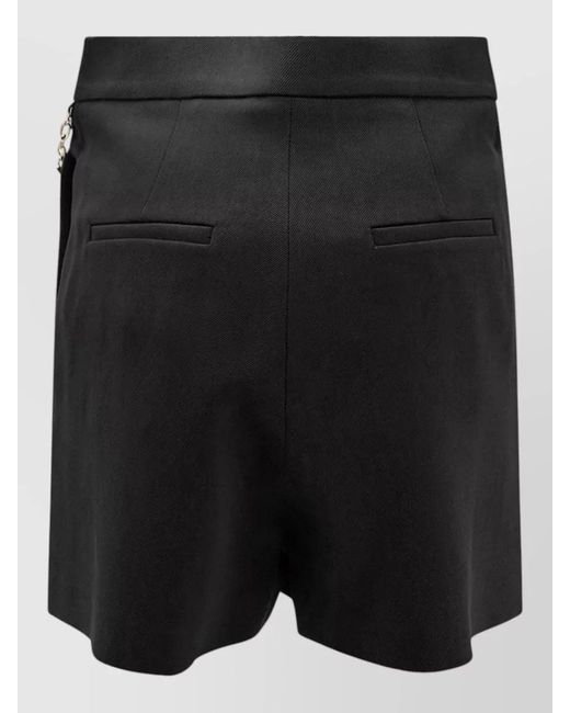 Elisabetta Franchi Black Tailored Shorts