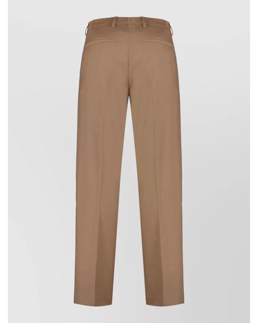 Dondup Natural Louis Tailored Wool Blend Trousers for men