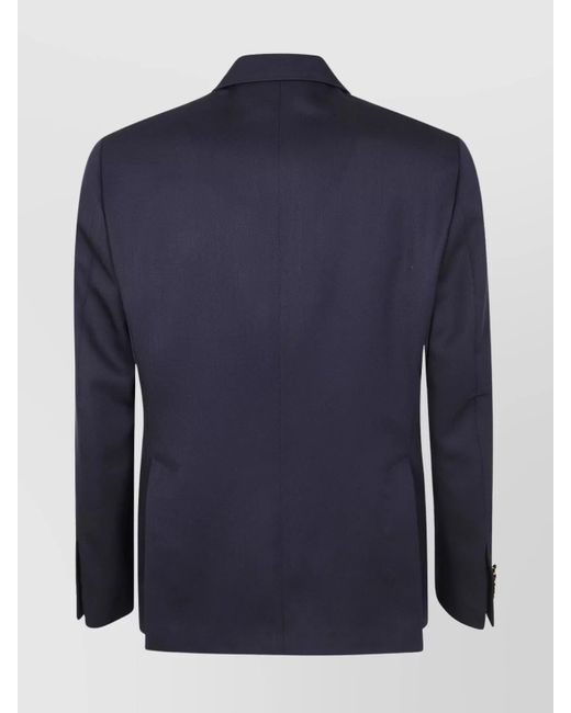 Lardini Blue Virgin Wool Suit for men