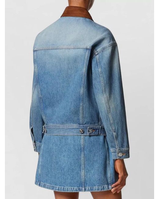 Versace Blue Denim Jacket
