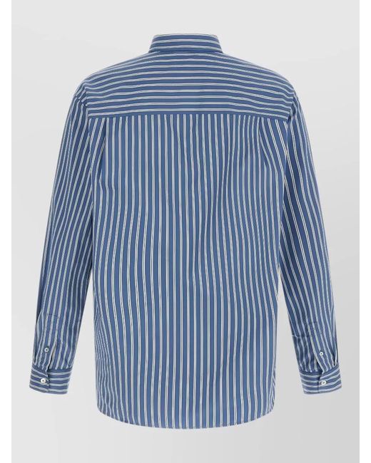 A.P.C. Blue Cotton Malo Shirt for men