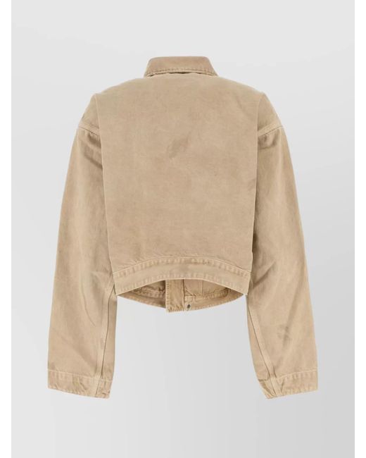 Balenciaga Natural Denim Jacket With A 'Vintage' Effect