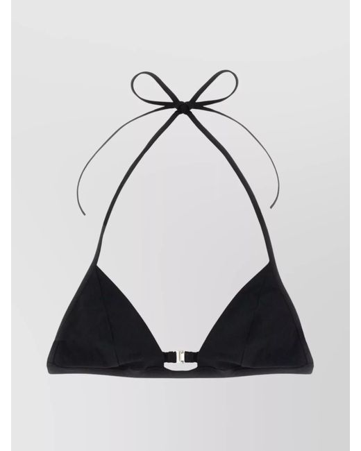 Rick Owens Black Halter Neck Bikini Top Hollywood