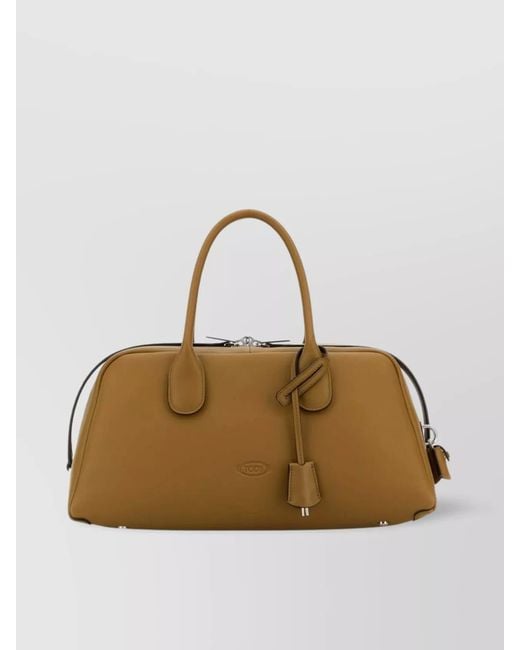Tod's Metallic Medium Leather Shoulder Bag