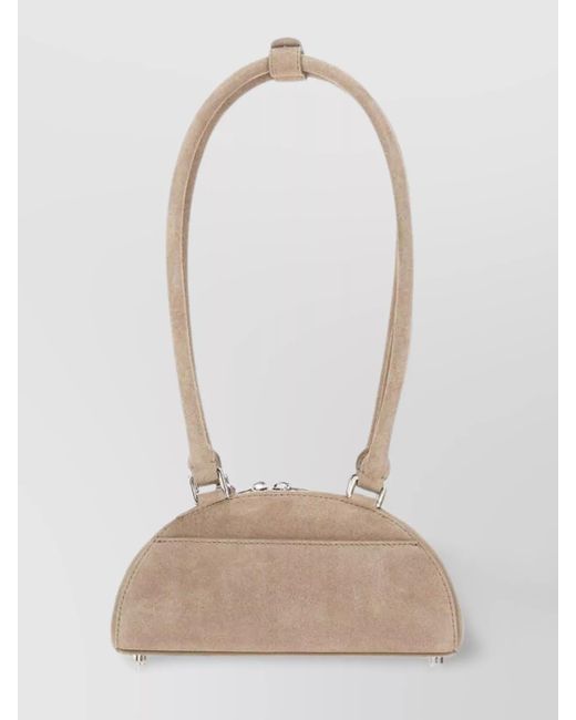 Self-Portrait White Mini Leather Shoulder Bag