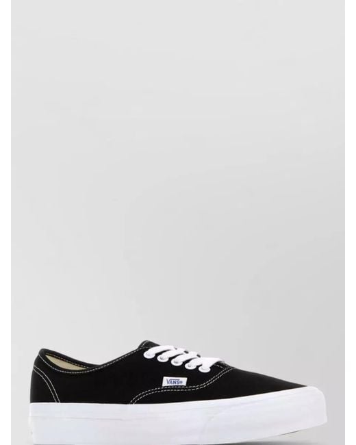 Vans White Canvas Lace-Up Shoes for men