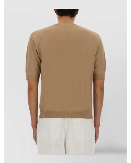 Moschino White Wool And Silk Jumper for men