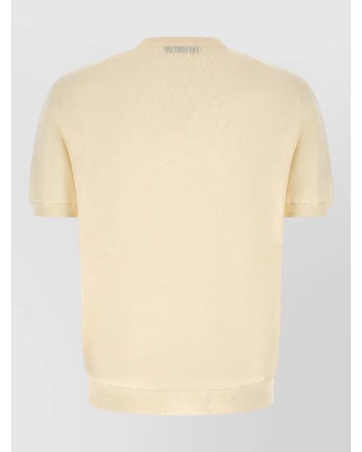 Zanone Natural Cotton Crew-Neck Jumper for men