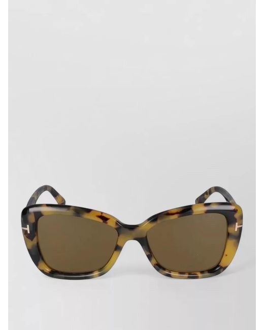 Tom Ford Brown Sunglasses Ft1008 Cat Eye Tortoiseshell