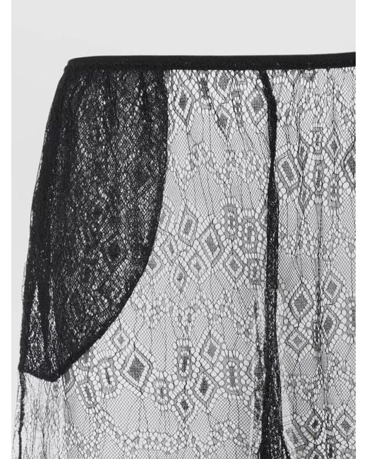 Frankie Shop Gray Orissa Lace Balloon Pants Beachwear Style