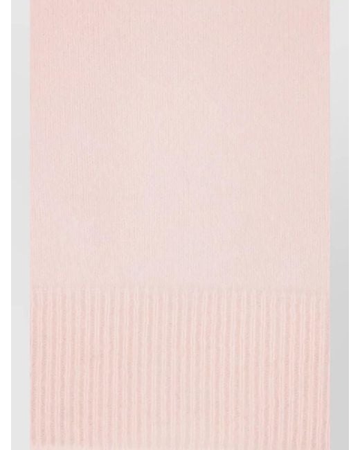Vanisé Pink Cashmere Sweater V Neck Long Sleeves